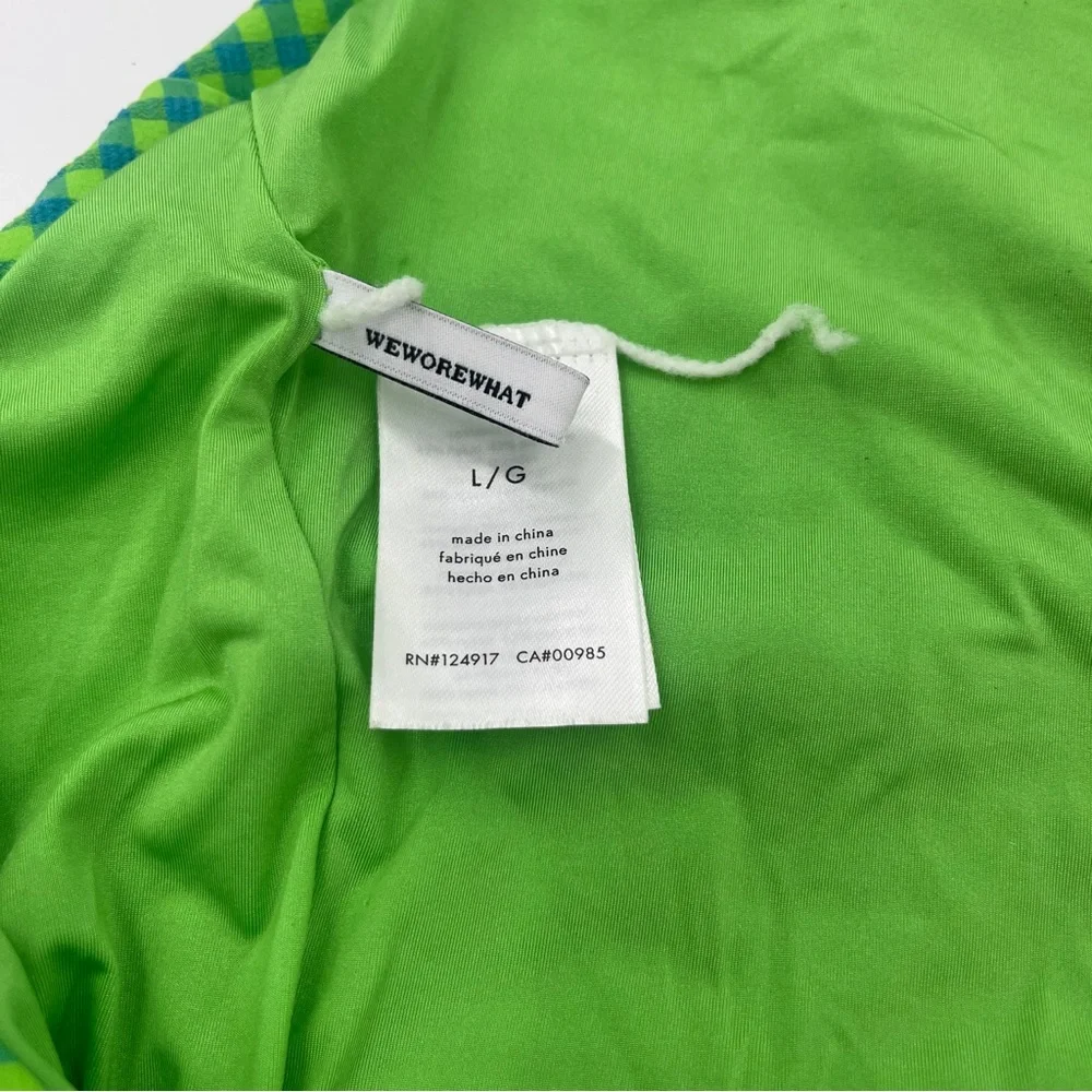 WEWOREWHAT - NWOT- Spread Collar Plunge O Ring One Piece Swimsuit - Size Large - Picture 4 of 8